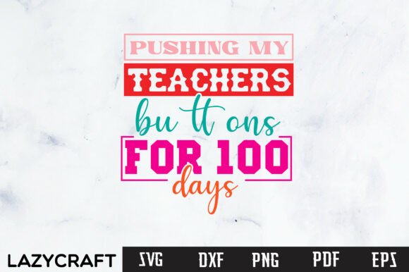 100 Day of School Svg Design