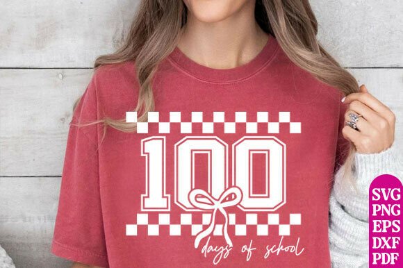 100 Days of School Svg Png Girls 100 Day