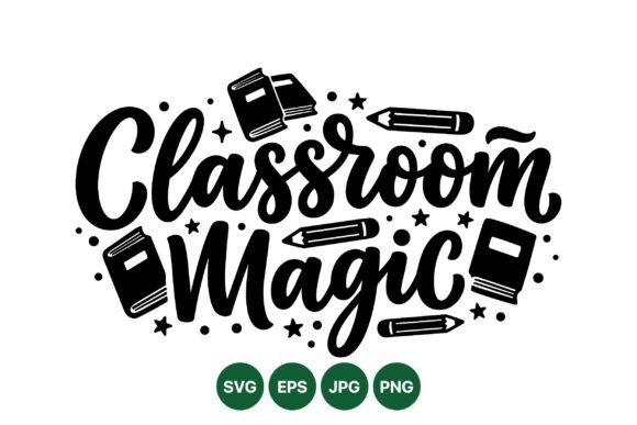 Classroom Magic School SVG Art