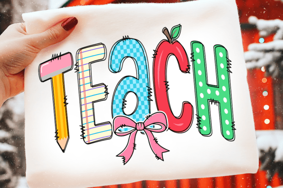 Coquette Bow Teach Svg – A Versatile Embroidery Design for Creative Projects