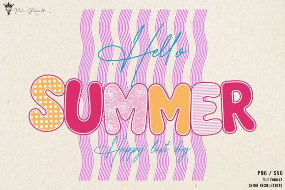 Hello Teacher Summer SVG PNG Graphics