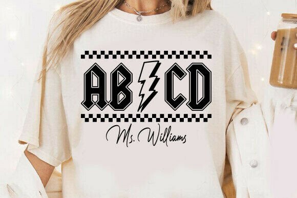 Retro ABCD Teacher Tour Svg Graphics