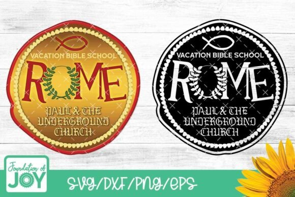 Rome VBS 2026 Svg for T-Shirts and Graphics