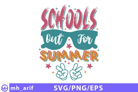 School's Out for Summer PNG Teacher SVG
