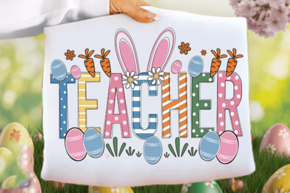 Teacher SVG, Easter Gift for Teacher Svg