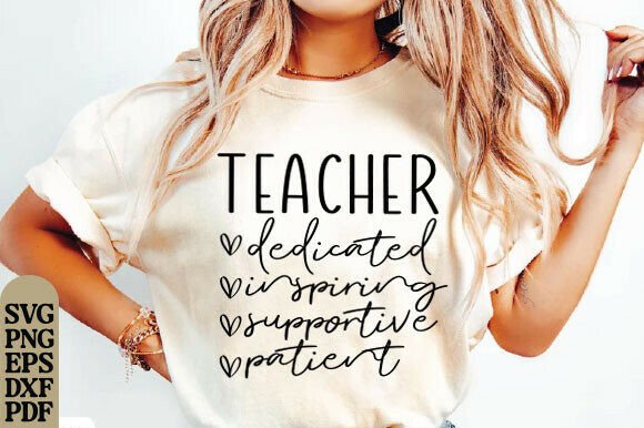 Teacher SVG PNG Teacher Appreciation SVG